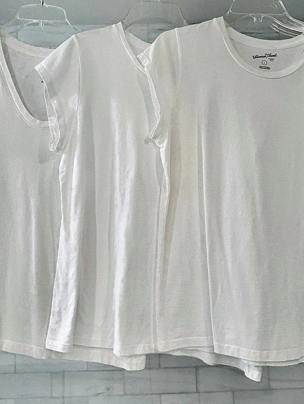 Universal Thread Short Sleeve T-Shirt in White Size L  / Group of 3 T- shirts